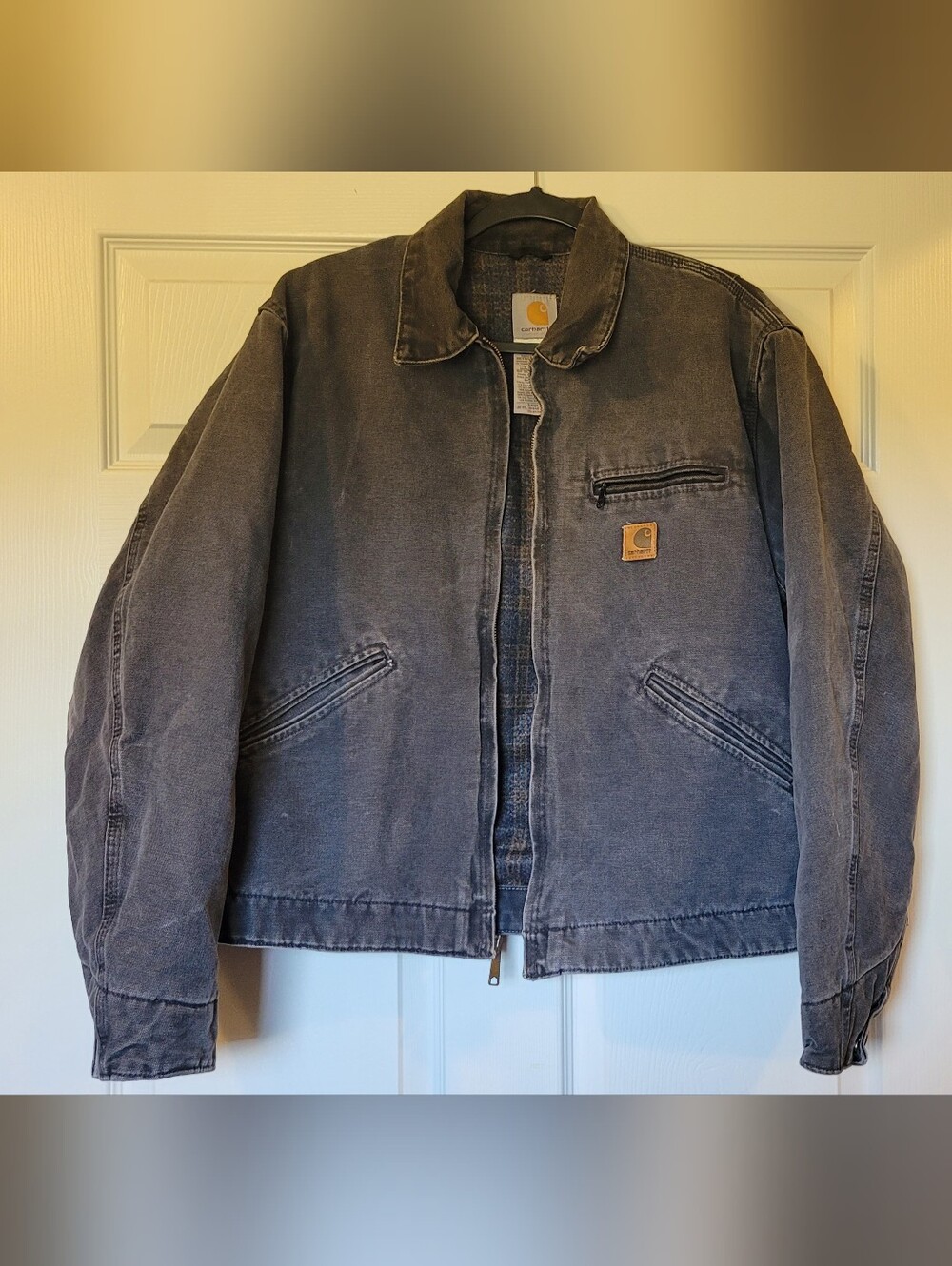 Vintage 2006 Carhartt J97 PTL Petrol Detroit Jacket Size Large Regular